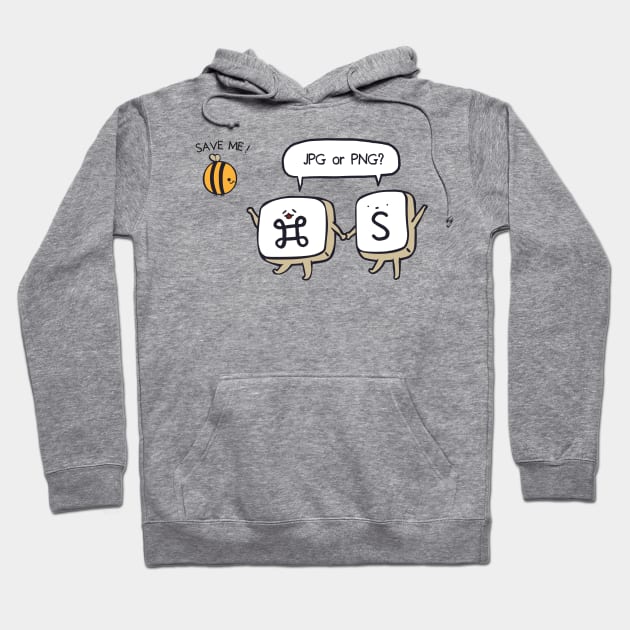 Save the bees jpg Hoodie by huebucket